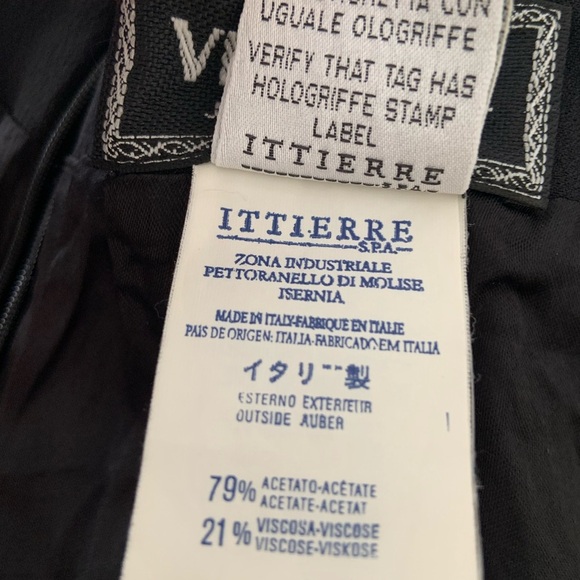 Versace Jeans Couture Vintage Black A-Line Skirt – size 30 (XS) - Picture 3 of 12